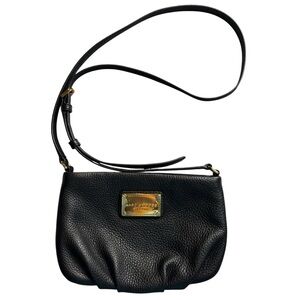 Marc Jacobs Black Textured Crossbody Bag